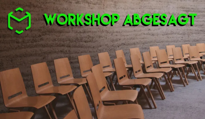 Workshop abgesagt scale